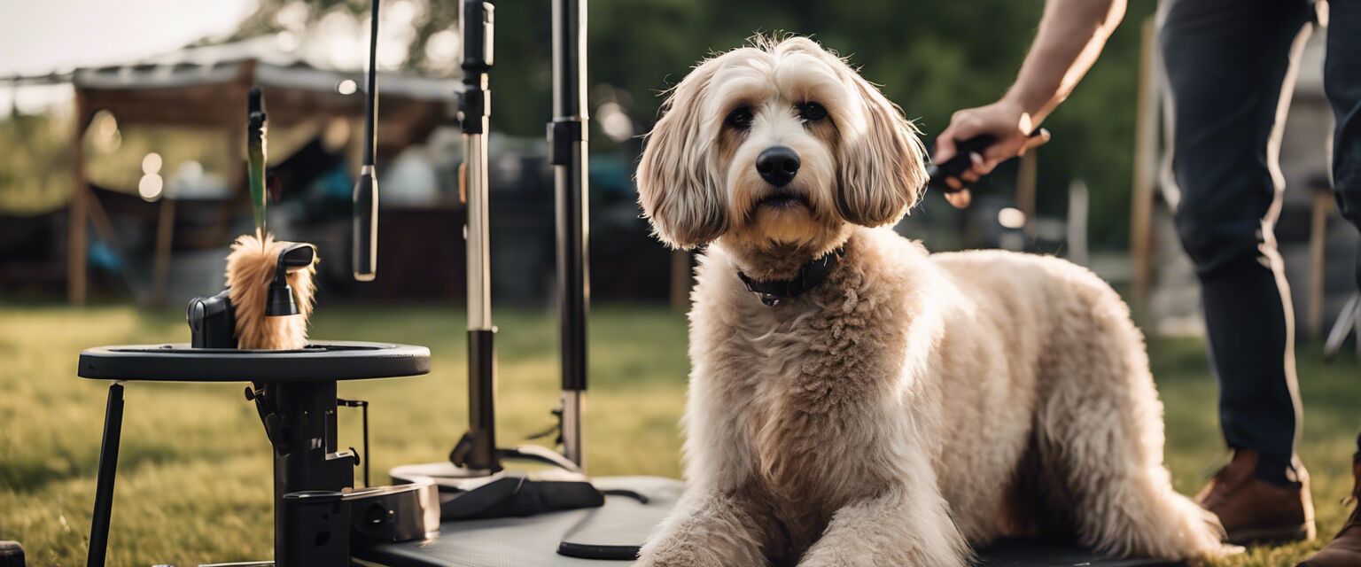 Dog grooming on the go