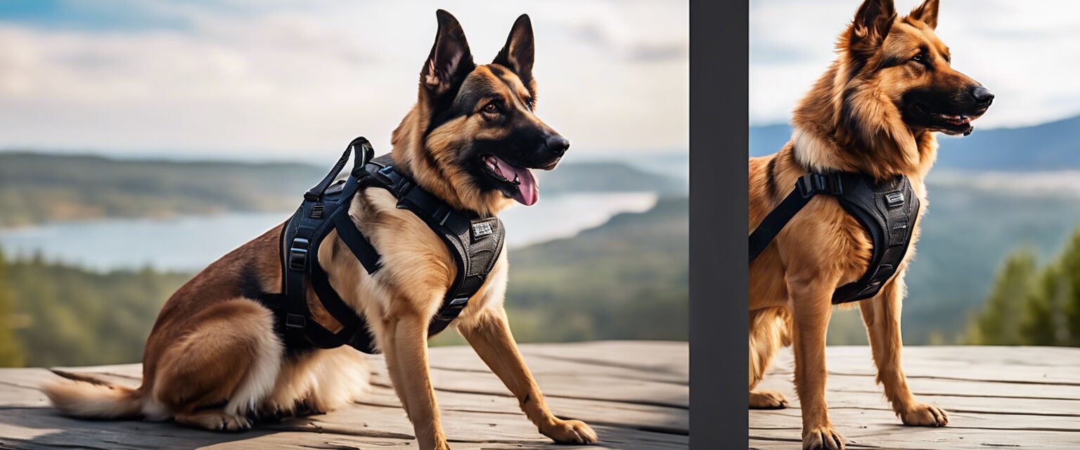 Comparative dog travel harnesses