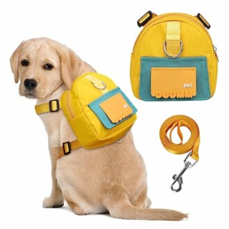 DoggieKit Dog Backpack Harness with Leash