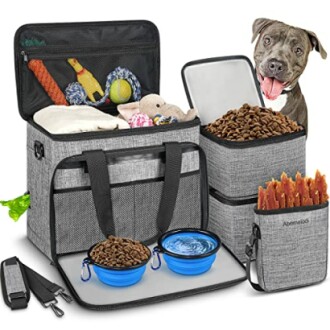 6 Set Dog Travel Bag